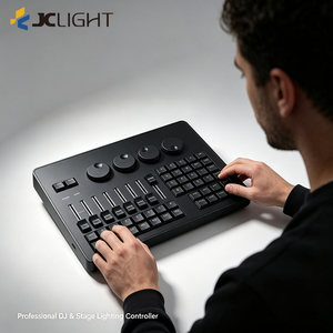 Console d'éclairage de scène compatible MA2 Command Wing 2048CH DMX512 USB pour <span class=keywords><strong>GrandMA2</strong></span> OnPC, 45 boutons, 8 faders, entièrement en aluminium - Product Image 4