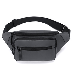 <b>Hot</b> Selling Unisex Simple Waterproof Oxford Cellphone Waist Bag Crossbody Fanny Pack Custom Logo <b>Belt</b> Zipper Closure for Daily - Product Image 4