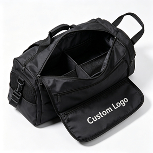 Sac de sport imperméable personnalisé avec logo, sac de voyage portable avec bandoulière pour la salle de sport, le fitness et le camping - Product Image 4