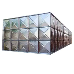 Factory Price high Rigidity Square Large House use Galvanized Steel Water Agriculture Storage Tank