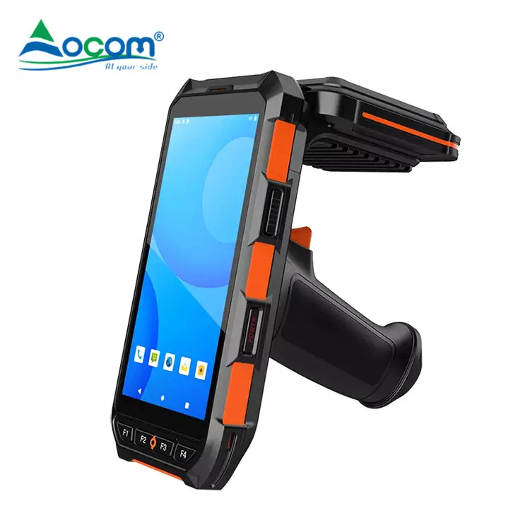 Ocom Android PDA cầm tay doanh nghiệp PDA máy tính di động dữ liệu gồ ghề thiết bị đầu cuối android10 Máy Quét Mã Vạch Android PDA