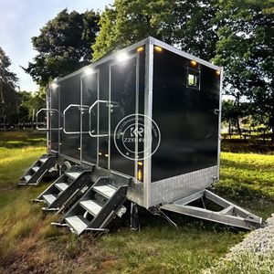 Remolque de Lujo para Inodoro Móvil de Camping, Inodoros Químicos Portátiles, Porta Potty con Agua - Product Image 5