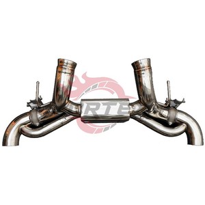 Vortex High Performance Stainless Exhaust for McLaren GT 4.0T Twin Turbo V8 Valve Controlled Piping <b>Kit</b> - Product Image 2