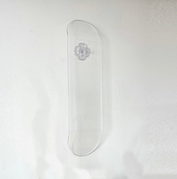 Planche de skateboard longue en acrylique transparente personnalisée par le fabricant, épaisseur 8 mm, avec impression personnalisée, plaque plate pour décoration murale à domicile