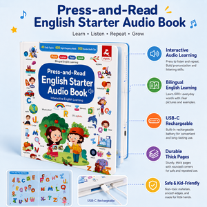 Libro de Cuentos Interactivo con Sonidos para Niños de 2 a 4 Años con Botones Musicales, Funciones Educativas de Audio y Lectura - Product Image 4