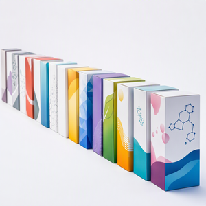 Factory Supply Recyclable Custom Printed Carton Box Various Sizes Paper Box For Lab Glass Vial Packing - Product Image 3
