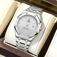 X-GEQCK Nouvelle montre automatique pour homme à trois yeux et six aiguilles, phase de lune, bracelet en acier inoxydable, montres de luxe pour la mode masculine