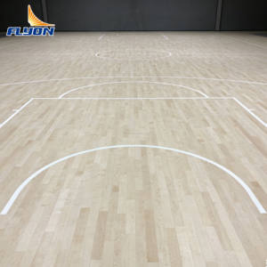 Suelo Deportivo para Cancha de Baloncesto Interior, Personalizable en Tamaño y Color, Ecológico, con Absorción de Impactos, Resistente al Desgaste, Fácil Instalación, Vinilo - Product Image 4