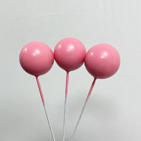 2cm 2,5cm 3cm 4cm Glitzernde Glänzende Kuchenkugeln Glänzende Farbige und Matte Dekorationen Kunstkugeln für Tortendekoration