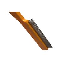 Peigne anti-puces à long manche en plastique durable, à dents courtes et denses en acier inoxydable, pour l'élimination des œufs de poux et des lentes, pour animaux de compagnie et usage domestique