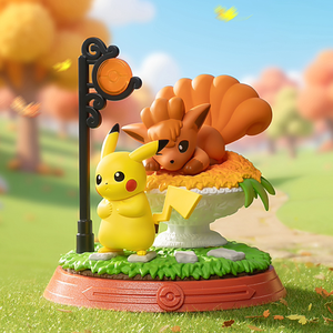 Pokemo <span class=keywords><strong>Pikachu</strong></span> และเพื่อนของสะสมโมเดลของเล่นฟิกเกอร์แอคชั่นโปเกมอนแปลกใจกล่องตาบอด4*8ของแท้ของขวัญคริสต์มาส - Product Image 3