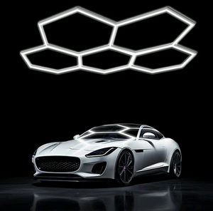 Lámpara LED Hexagonal de Alta Calidad y Ahorro de Energía, Tipo Panal de Abeja, para Garaje, Almacén, Jardín, Taller, Tienda de Detallado de Autos LETARON - Product Image 2