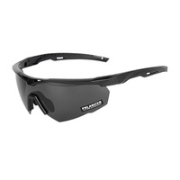 Lunettes de cyclisme et de ski tactiques, anti-rayures, protection UV400, verres interchangeables, monture légère en PC, anti-vent, sports de plein air, couleur beige