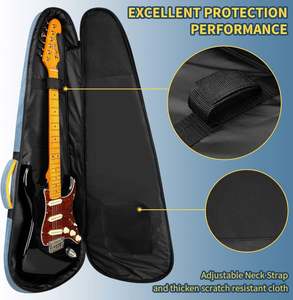 Échantillon gratuit Sac de guitare portable imperméable Sac à dos épaissi Sac de musique acoustique Sac de concert Porte-sac à dos - Product Image 5