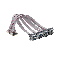 Carte série RS232 à 8 ports, Mini PCIe DB9, carte d'extension industrielle, adaptateur PCI-Express EXAR XR17V358, 15Mbps, 16550 Multi COM