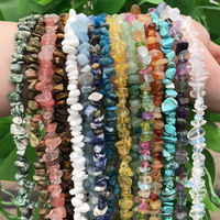 Perles de pierres naturelles en améthyste, agate et grenat, en forme libre, 3-5/5-8mm, éclats irréguliers, perles en vrac pour la fabrication de bijoux et bracelets DIY
