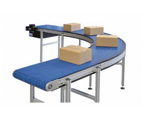 Convoyeur courbé en acier inoxydable, idéal pour les industries alimentaire, pharmaceutique et chimique, hygiénique, résistant à la corrosion, facile à nettoyer - Product Image 2