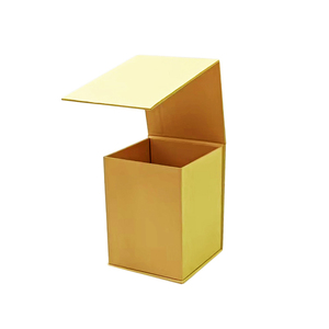 Custom Eco-friendly Portable <b>Magnetic</b> Closure Rigid Paper <b>Box</b> with Embossing and Sponge Lining for Candle Gift Packaging - Product Image 2