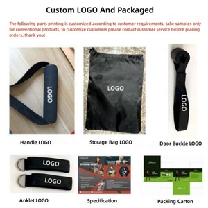 11 pezzi Set 150LBS TPE Custom Logo Dropship impugnatura gamba caviglia allenamento palestra palestra Fitness bande di resistenza alla rinfusa tubo elastico - Product Image 2