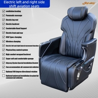 Sièges de voiture électriques pour Renault Trafic Custo, modèles Traveler Zafira Life Carnival, avec déplacement latéral gauche et droit.