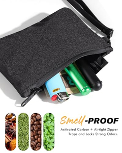 Pochette anti-odeur, sac de rangement inodore, sacs anti-odeur doublés de carbone - Product Image 3