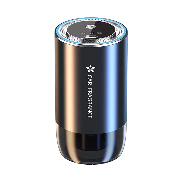 Wholesale Metal Cup Holder Car Diffuser Smart Vibration Auto Waterless Essential Oil Hotel USB Air Freshener OEM Custom Logo