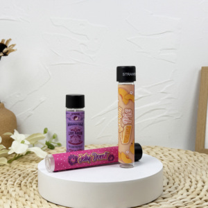 Tube à essai en verre à fond rond ou plat transparent de 15ml 20ml 30ml avec bouchon à vis résistant aux enfants - Product Image 5