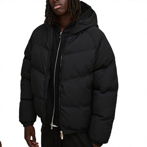 Veste d'hiver rembourrée à capuche pour homme, style décontracté, avec logo personnalisé, fabriquée par Salamons Wears - Product Image 1