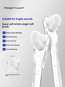 YOUNGELF <span class=keywords><strong>Brosse</strong></span> <span class=keywords><strong>à</strong></span> dents ultra-douce pour dents de sagesse, tête unique, <span class=keywords><strong>brosse</strong></span> <span class=keywords><strong>à</strong></span> dents <span class=keywords><strong>orthodontique</strong></span>, <span class=keywords><strong>brosse</strong></span> <span class=keywords><strong>à</strong></span> dents spéciale <span class=keywords><strong>à</strong></span> petite tête pour appareils dentaires - Product Image 6