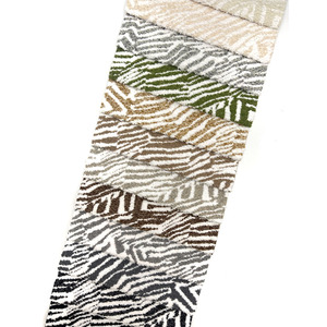 Fabricant expérimenté de tissu de canapé <span class=keywords><strong>motif</strong></span> zèbre tissu de créateur matériel tissu de meubles en chenille - Product Image 1