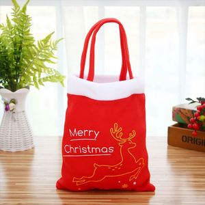 Vente en gros d'usine de décorations de Noël et de fournitures de fête, sacs à bonbons, sacs cadeaux rouges - Product Image 3