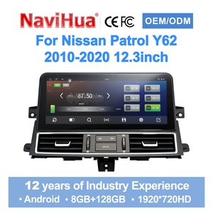 NaviHua New for Nissan Patrol Y62 for Infiniti QX56 QX80 2010 2020 <b>Auto</b> Head Unit Multimedia Android Car Radio Carplay Screen - Product Image 4