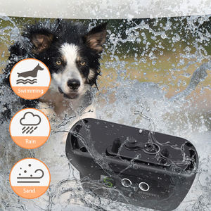 कुत्तों के लिए वायरलेस चार्जिंग के साथ स्मार्ट रिचार्जेबल वाटरप्रूफ प्लास्टिक विरोधी छाल कॉलर - Product Image 4