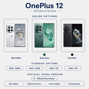 สมาร์ทโฟน OnePlus 12 5G ชิปเซ็ต Snapdragon 8 Gen 3 หน้าจอ AMOLED 6.82 นิ้ว 120Hz ระบบปฏิบัติการ Android <span class=keywords><strong>14</strong></span> แบตเตอรี่ 5400mAh รองรับการชาร์จเร็ว 100W ปลดล็อคแล้ว รองรับ 5G โทรศัพท์ OPPO - Product Image 2