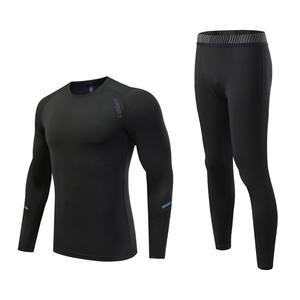 Celana Ketat Balap Pria Pakaian Dalam Termal untuk Pria Long Johns Pria Pakaian Dalam Termal Olahraga Fleece Pakaian Dalam Termal untuk Latihan - Product Image 2