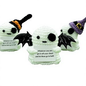 Muñecos de Peluche Tejidos a Mano Transfronterizos: Regalos de Halloween de Fantasmas, <span class=keywords><strong>Duendes</strong></span> y Hombres Secretoinmortalizados al por Mayor para Conexiones Emocionales - Product Image 1