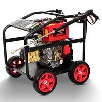 188FE 250bar เครื่องซักผ้าแรงดันสูงเครื่องยนต์ดีเซลเครื่องซักผ้าแรงดันสูงอุปกรณ์ทำความสะอาดเครื่องเจ็ทน้ำ