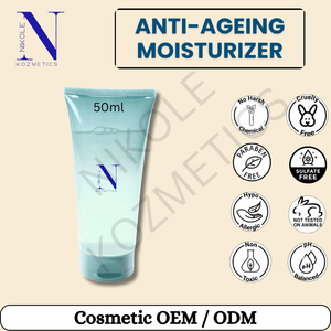 Crème hydratante anti-âge légère pour le visage, avec ingrédients botaniques raffermissants pour une utilisation quotidienne et une peau lisse et jeune - Product Image 2