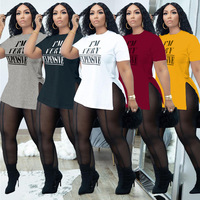 Ensemble deux pièces pour femmes, mode d'été, grande taille, t-shirt à manches courtes, pantalon long jusqu'aux chevilles, maille transparente, vente en gros, minimum 2 pièces