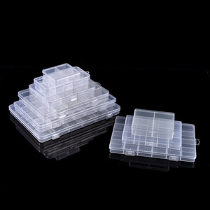 Caja de Almacenamiento Cuadrada de Plástico PP Reciclable y Económica para Artículos Pequeños, Joyería, Tapones para los Oídos y Componentes Electrónicos (Varios Tamaños) - Product Image 2