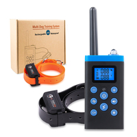 1000M Ferngesteuertes Anti-Bell-Hundetrainingshalsband Elektrisches Schocktraining für 2 Hunde