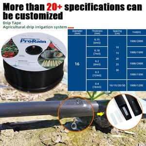Nastro antigoccia da 16mm con gocciolatore piatto <span class=keywords><strong>per</strong></span> <span class=keywords><strong>tubo</strong></span> di <span class=keywords><strong>irrigazione</strong></span> - Product Image 2