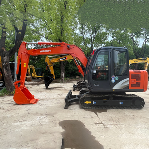 Mini-excavatrice Hitachi ZX60 d'occasion, 90 % neuve, 6 tonnes, 120 200 240 210 70, faible consommation d'huile, haute qualité, prix bas, vente chaude - Product Image 4