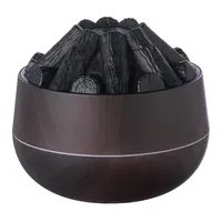 Bonfire 300ml USB Auto-Off Diffuseur d'huiles essentielles Flamme silencieuse pour bureau à domicile ou salle de sport Humidificateur électrique en plastique