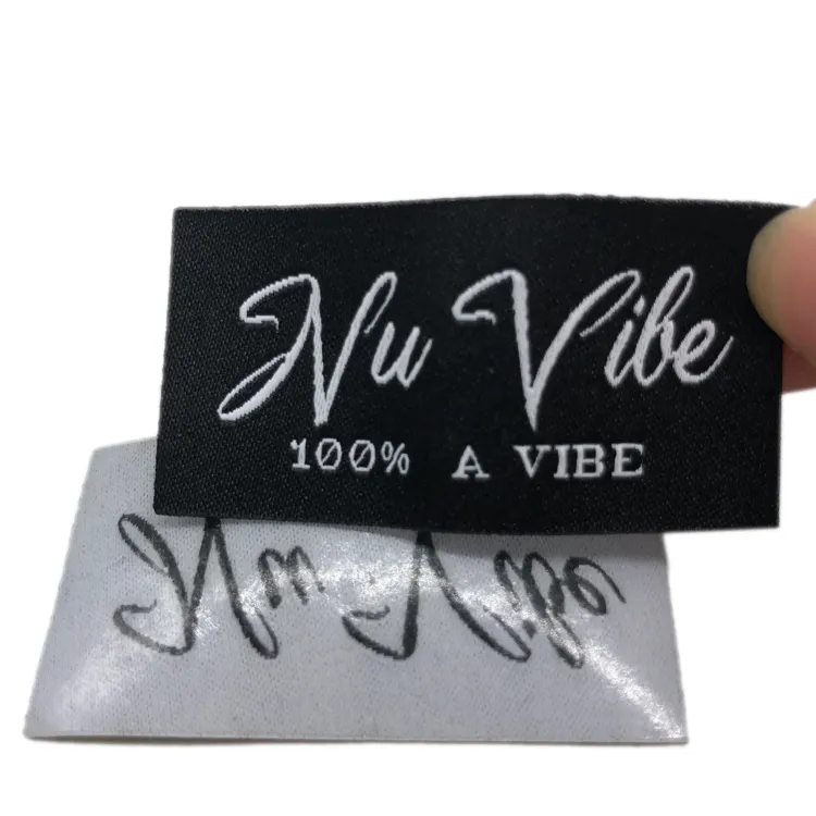 Iron on Brand Name Size Labels For Clothing Labels Custom Garment Tags