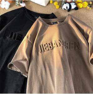 पुरुषों के लिए आकस्मिक पहनने वाले 3 डी-शर्ट कस्टम ब्रांड लोगो 100% प्रतिशत कपास टी शर्ट का प्रतीक पुरुष के लिए प्रिंट - Product Image 3