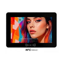 Tabletas de 8 Pulgadas para Montaje en Pared para Centros Comerciales y Hoteles, Android POE, Señalización Digital, Software de Publicidad LCD para Interiores, Desarrollo NFC RFID