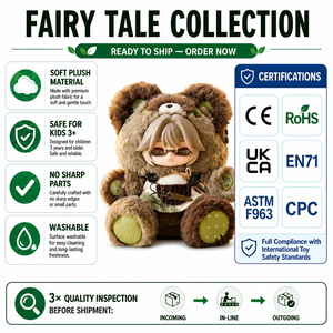 Caja Sorpresa de Peluches Temática de Cuentos de Hadas, Set Completo Snoozy Plus, Disfraz de Peluche, Personaje Adorable Coleccionable, Juguete Misterioso para Aficionados - Product Image 5
