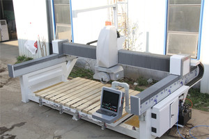 Scie à pont 5 axes pour dalles de béton et comptoirs de cuisine, machine de découpe CNC 5 axes pour pierre, granit et <span class=keywords><strong>marbre</strong></span> - Product Image 4