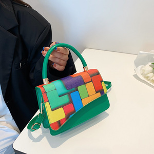 Bolso bandolera 2024, bolso de cuero PU con solapa pequeña, Bolsos De Mujer, bolsos de Color, bolsos de mano para mujer, monederos y bolsos de mano para mujer - Product Image 4